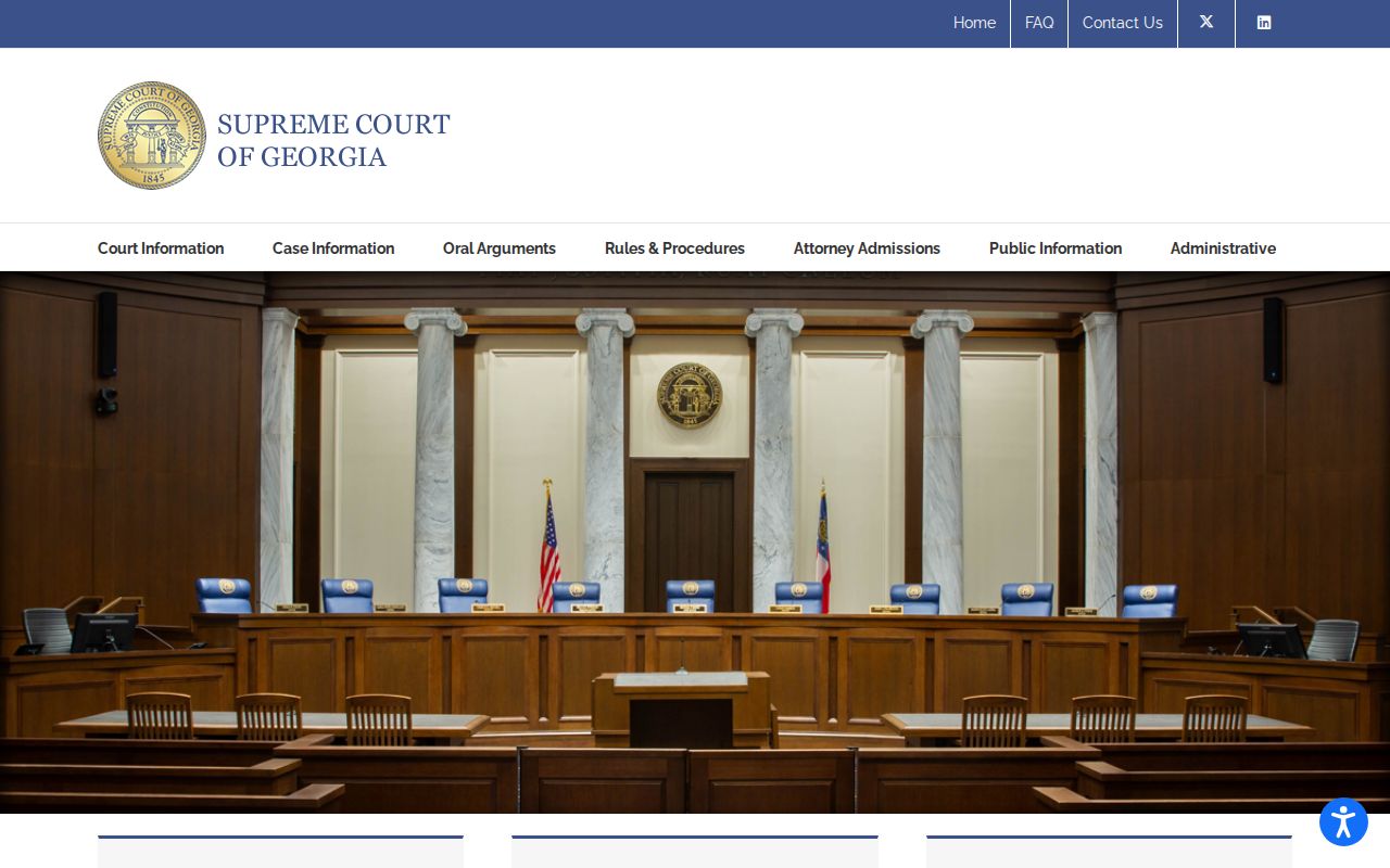 Dodge County civil docket Georgia Supreme Court access context
